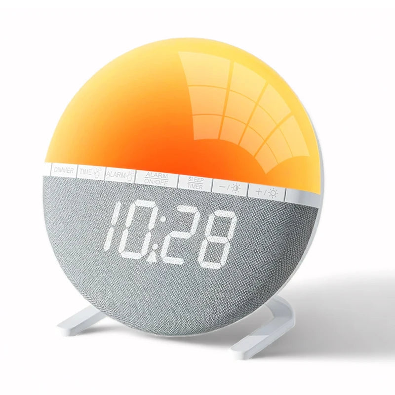 Sunrise Alarm Clock – Wake Up Naturally with Soft Light & Sounds
