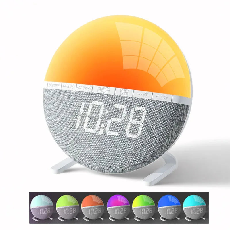 Sunrise Alarm Clock – Wake Up Naturally with Soft Light & Sounds